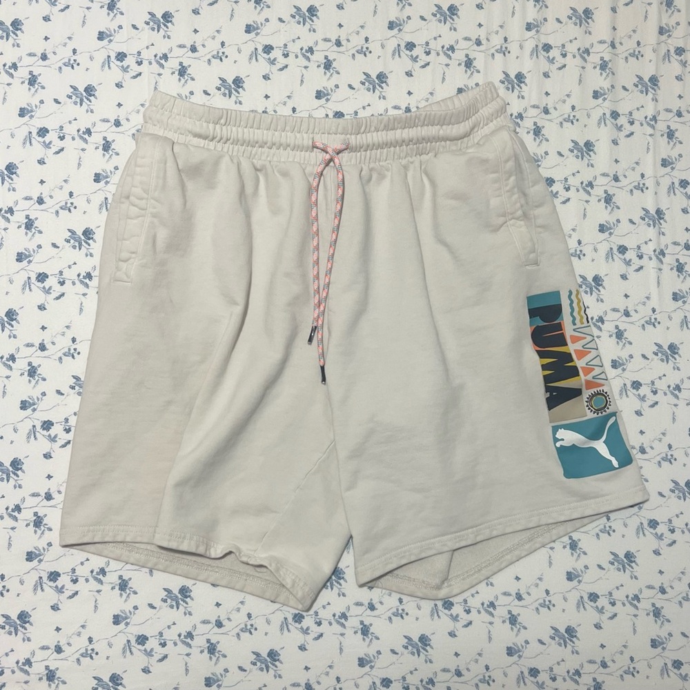 men’s puma sweat shorts